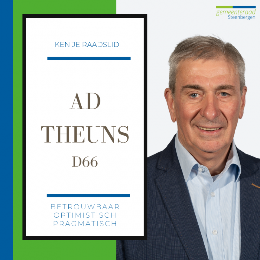 Ken uw Raadslid: Ad Theuns - D66