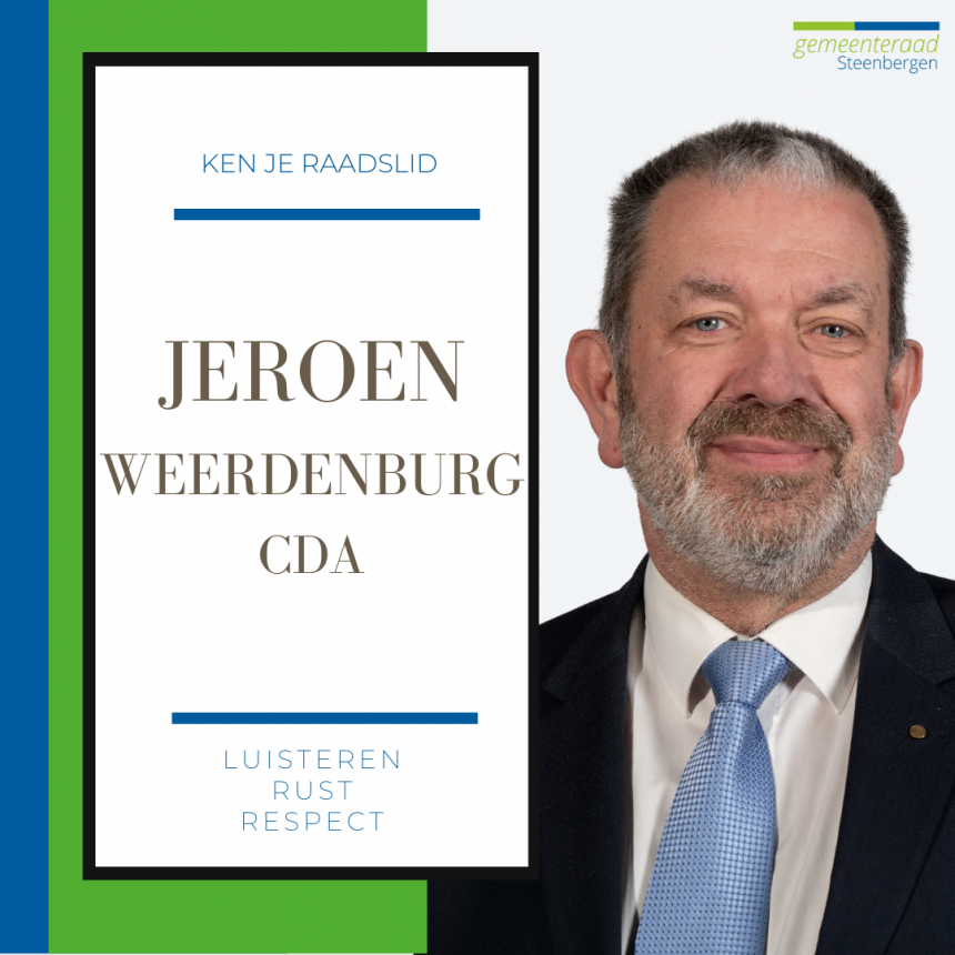 Ken uw raadslid: Jeroen Weerdenburg